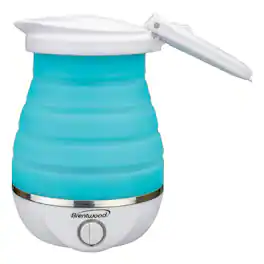 Brentwood - Dual Voltage 3.3 Cup Collapsible Travel Kettle - Blue
