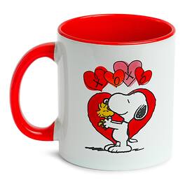 Peanuts - XOXO 18 Ounce Ceramic Mug - Multi-Colored