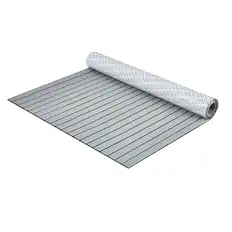 Front. VEVOR - EVA Foam Boat Decking 94.5" x 45.7", Non-Slip Self-Adhesive Marine Flooring, 29.9 sq.ft Carpet for Boats, Yachts - Light gray.