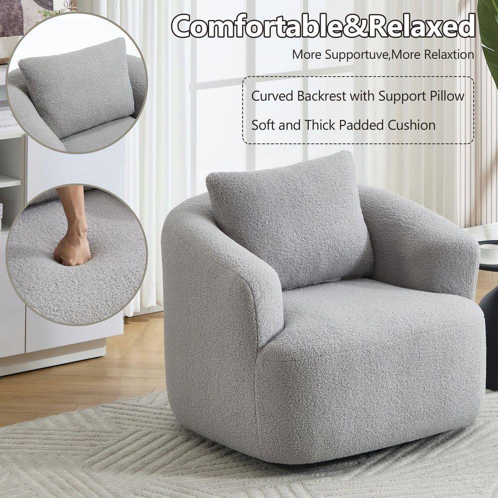 Comfortable & Relaxed  
More Supportive, More Relaxation  
Curved Backrest with Support Pillow  
Soft and Thick Padded Cushion