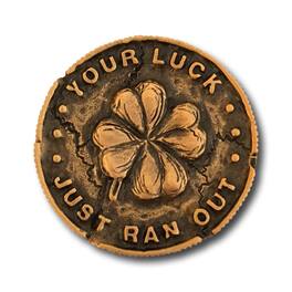Nerd Block - Leprechaun Gold Coin Collector Pin - Brown