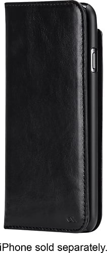 Front. Case-Mate - Wallet Folio Case for Apple® iPhone® 6 and 6s - Black.