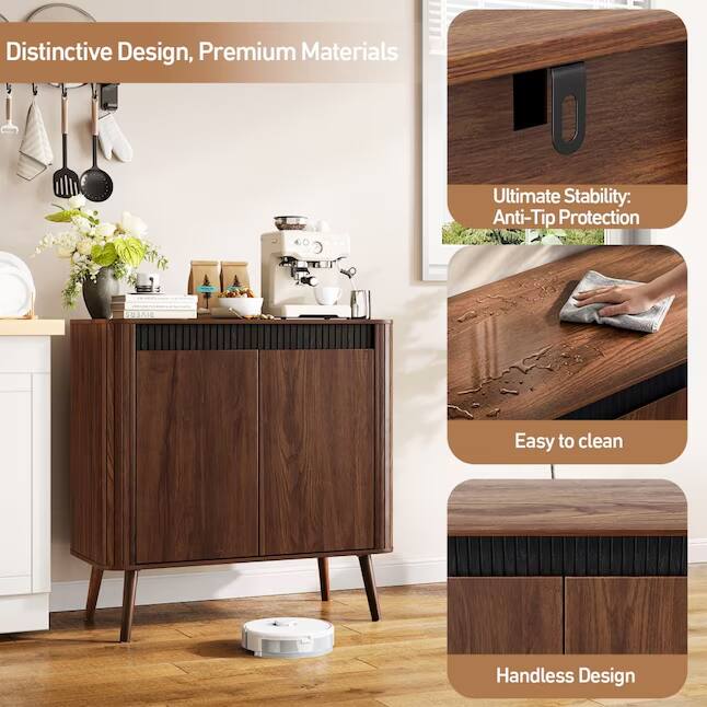 Distinctive Design, Premium Materials  
Ultimate Stability: Anti-Tip Protection  
Easy to clean  
Handless Design