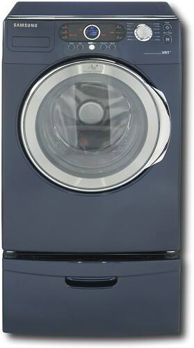 blue samsung washer and dryer pedestal