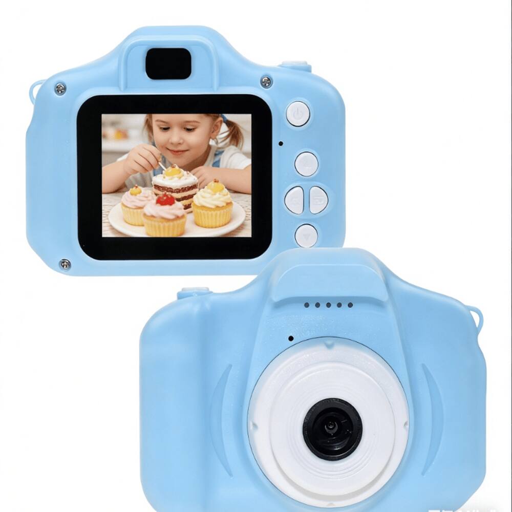 Angle. Loheer - Loheer Kids Digital Camera 1080P HD Video Toddler Camera Shockproof Rechargeable 20MP with 32GB Card.