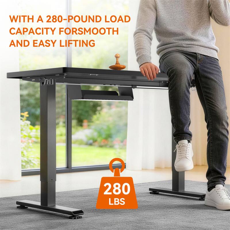 WITH A 280-POUND LOAD CAPACITY FOR SMOOTH AND EASY LIFTING  
280 LBS