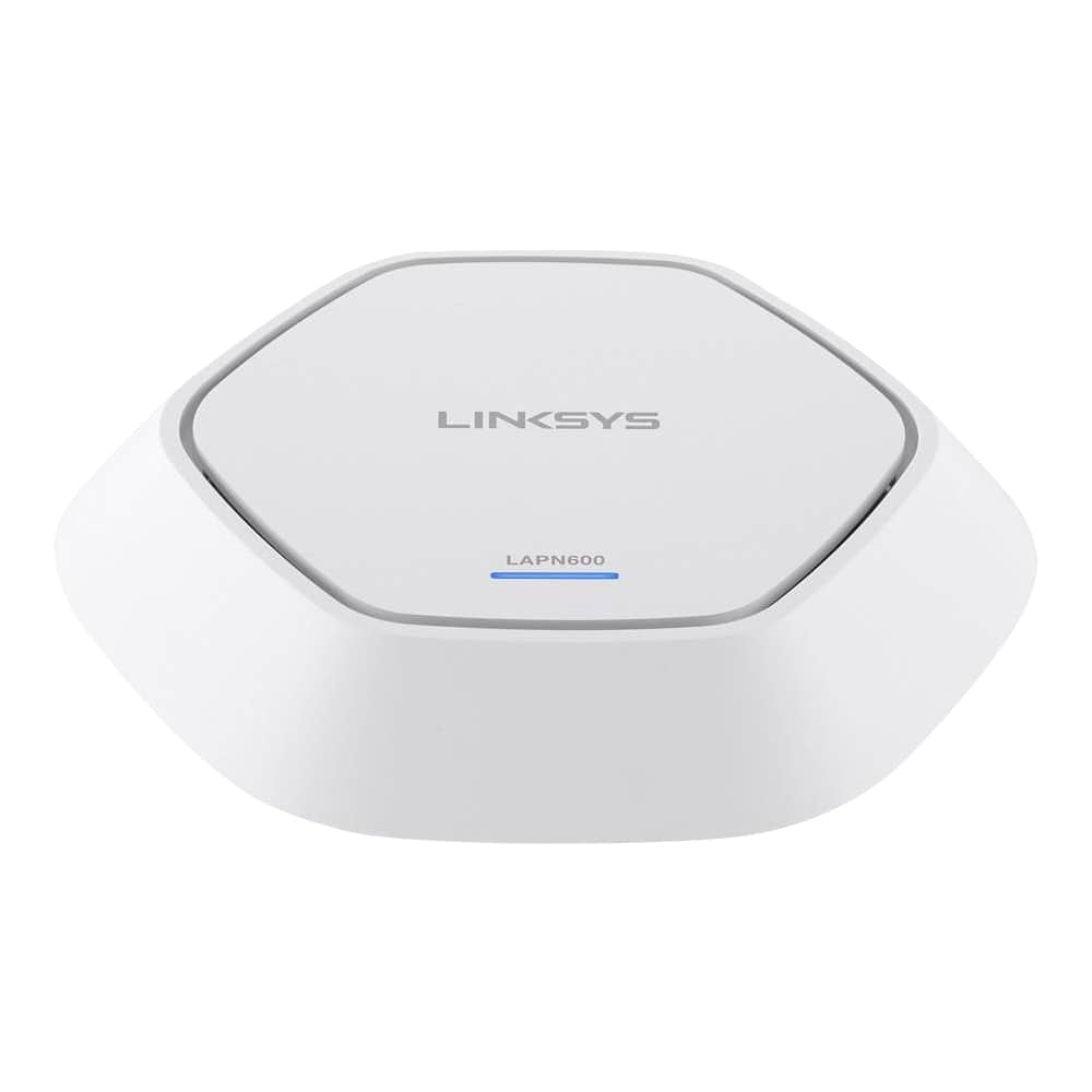 Front. Linksys - Business N Dual-Band Wi-Fi Access Point - White.