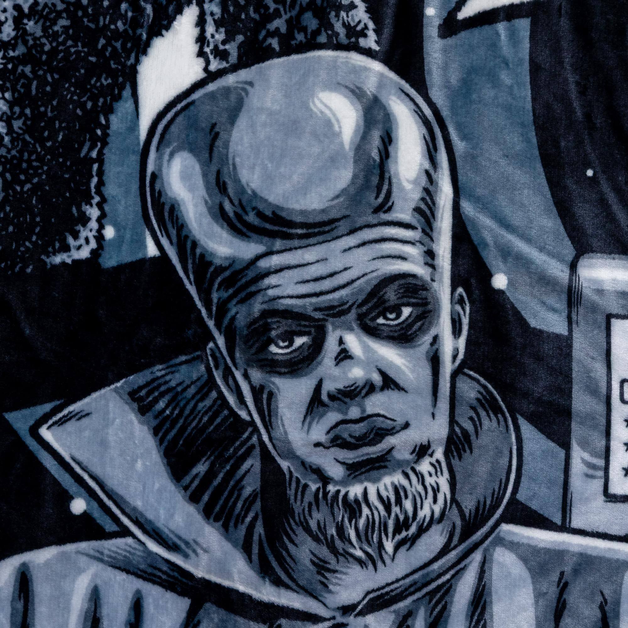 Alt View 1. Silver Buffalo - The Twilight Zone Raschel Throw Blanket | 45 x 60 Inches - Multi-Colored.