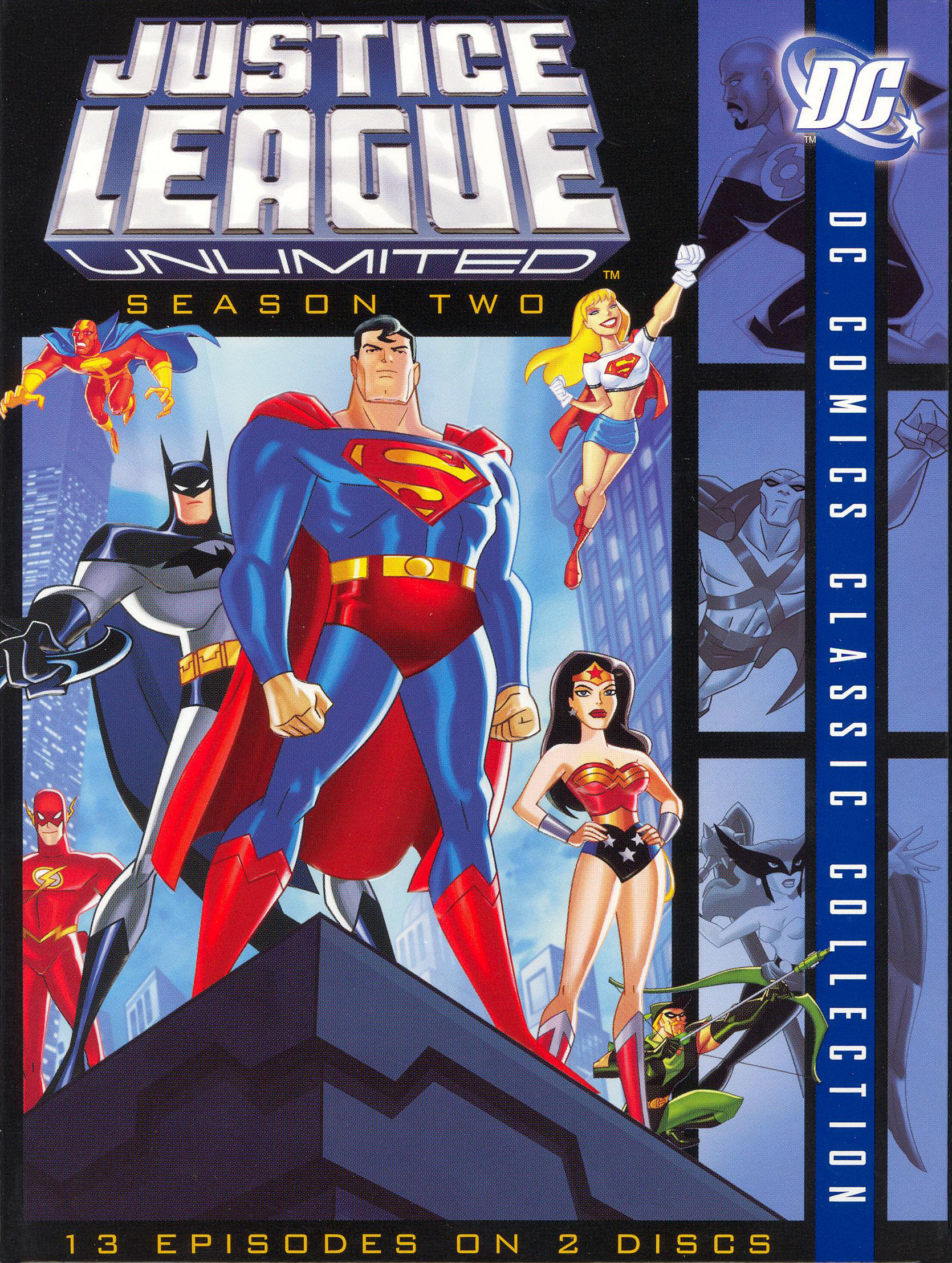 Justice League Unlimited Season Two 2 Discs Dvd Best Buy