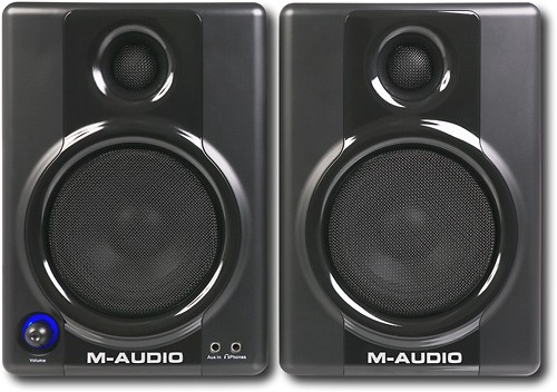 Best Buy M Audio Studiophile 4 Bookshelf Speakers Pair