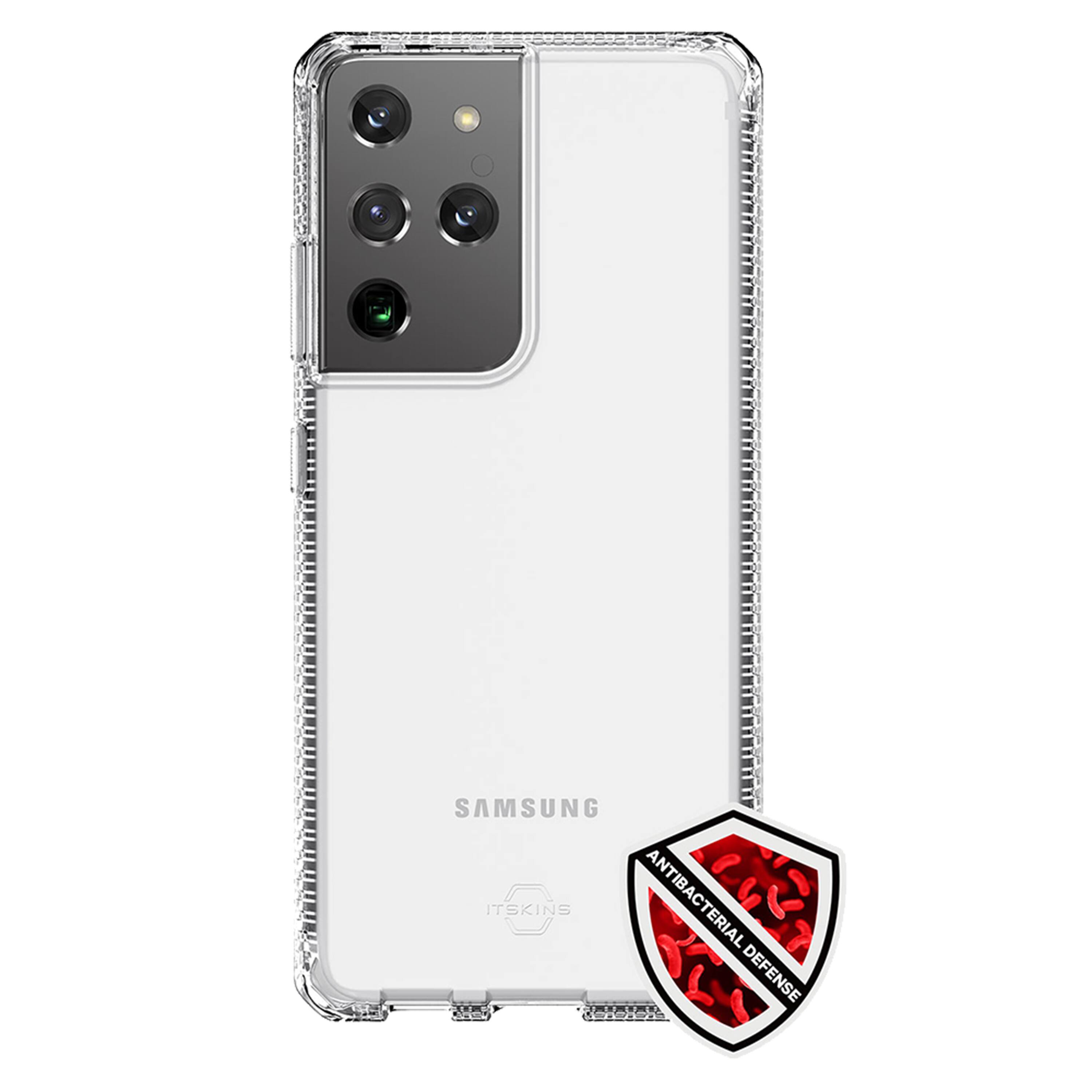 Angle. Itskins - ITSKINS - Spectrum Clear Case for Samsung Galaxy S21 Ultra 5G - Transparent.