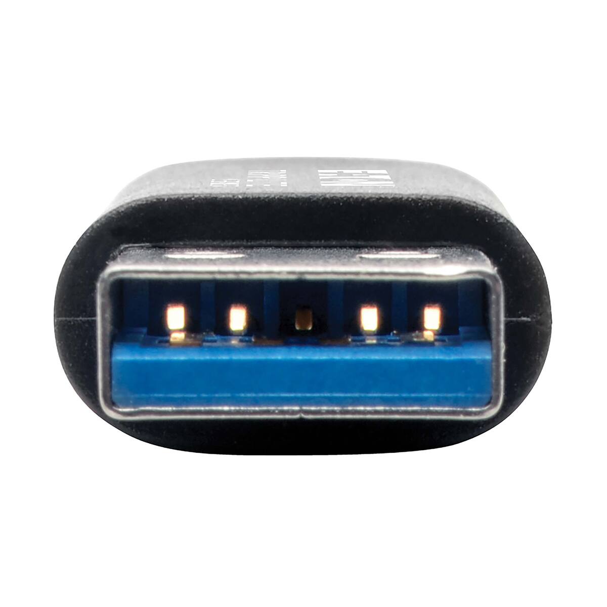 Alt View 2. Tripp Lite - Tripp Lite USB 3.2 Type-A Male to Type-C Female Adapter, Black.