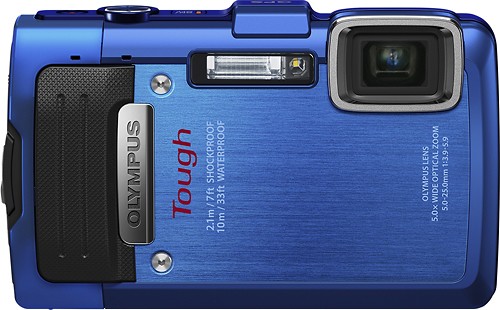  Olympus - TG-830 iHS 16.0-Megapixel Digital Camera with 5-25mm Lens - Blue