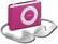 Angle Standard. Apple® - iPod® shuffle 1GB* MP3 Player-Pink.