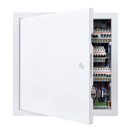 VEVOR - Access Panel for Drywall, 13.3 x 13.3 in Galvanized Steel Access Door, Easy Install Hinged Service Panel - White