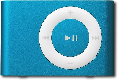 Best Buy: Apple® iPod® shuffle 1GB* MP3 Player-Blue MA950LL/A