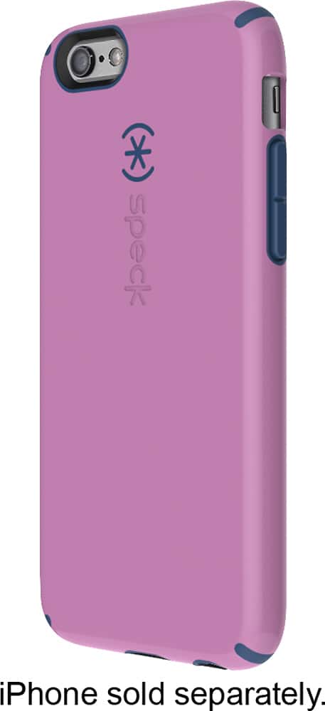Front. Speck - Candyshell Case for Apple® iPhone® 6 and 6s - Orchid/Deep Blue Sea.