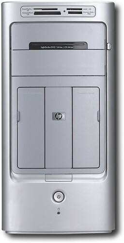 Front Standard. Hewlett-Packard - Pavilion E6400 Media Center TV Desktop.