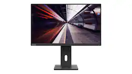 Lenovo - Refurbished Excellent - ThinkVision E24-30 23.8" FHD Monitor IPS 100Hz 6ms - Black
