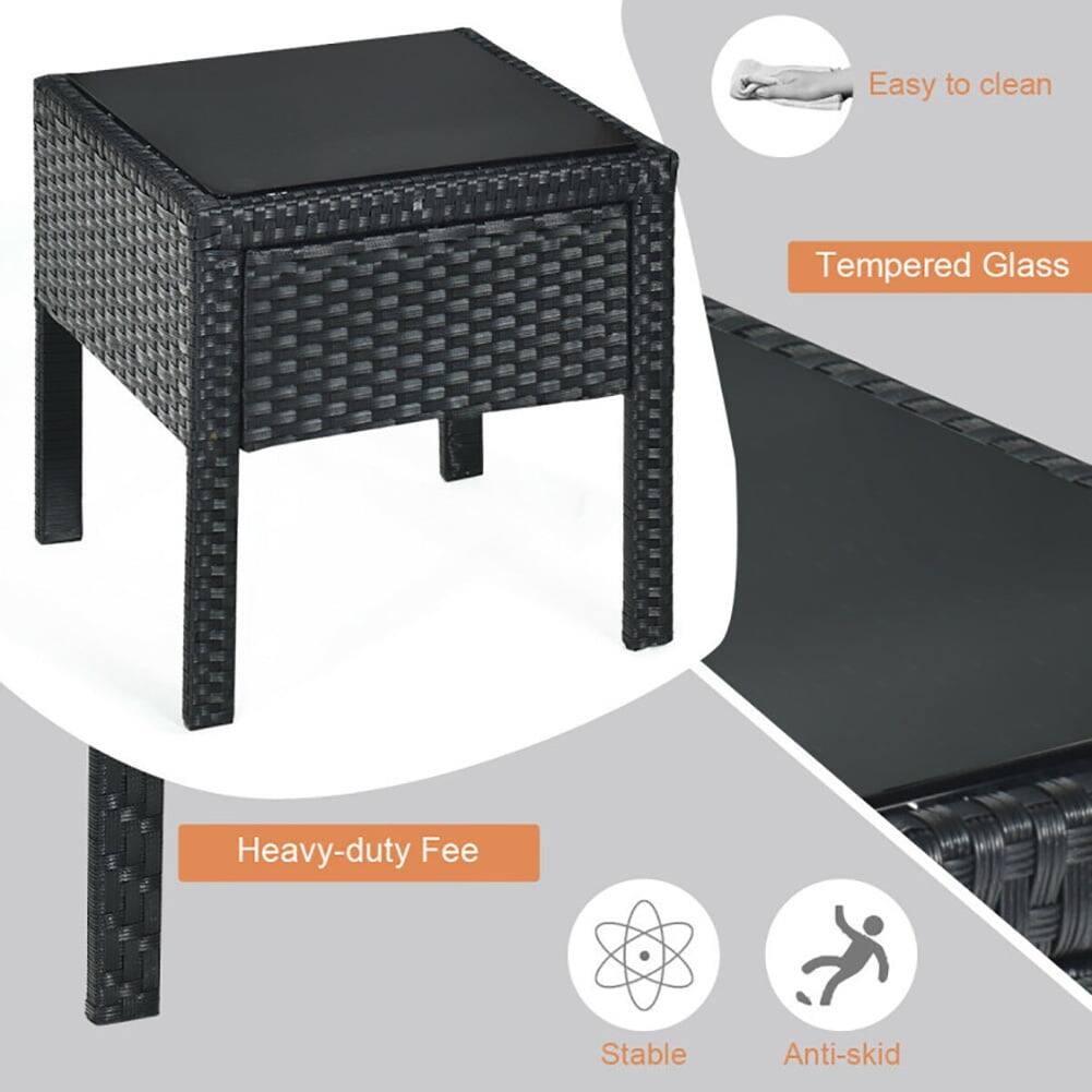 Easy to clean  
Tempered Glass  
Heavy-duty Fee  
Stable  
Anti-skid