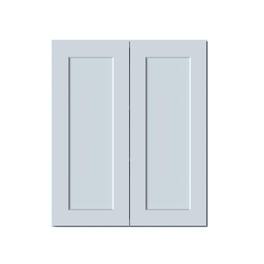 Boyel Living - 30in.W x12in.D x36in.H Dove WALL CABINET Fully assembled Cabinet With Two HDF Doors - Gray