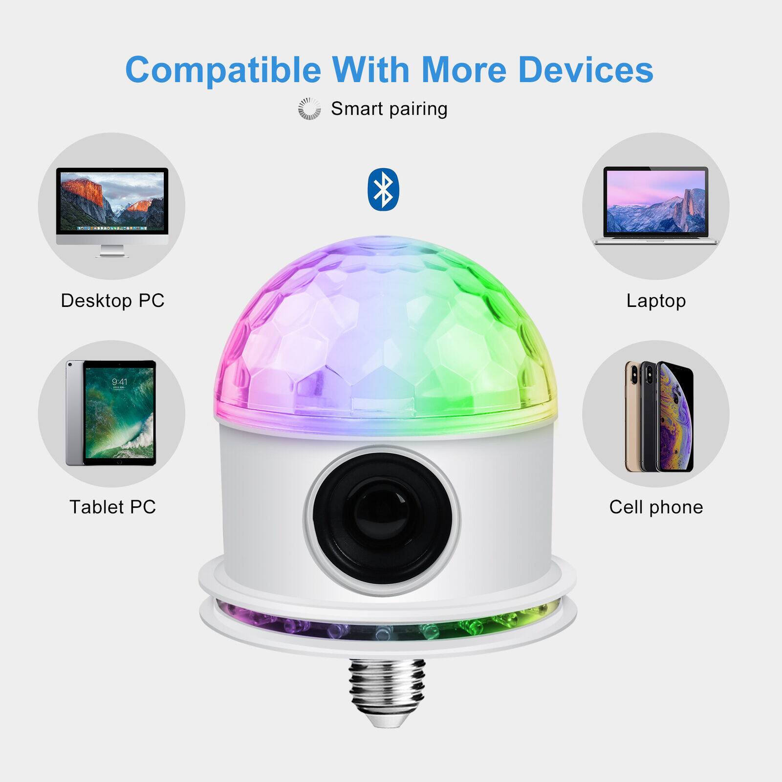 Compatible With More Devices
Smart pairing
Desktop PC
Laptop
Tablet PC
Cell phone