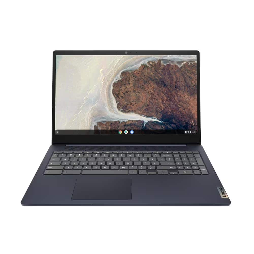 Lenovo - IdeaPad Chromebook 15 15.6" FHD Laptop - Intel Celeron N4500 with 8GB Memory - 64GB eMMC - Chrome OS - Abyss Blue