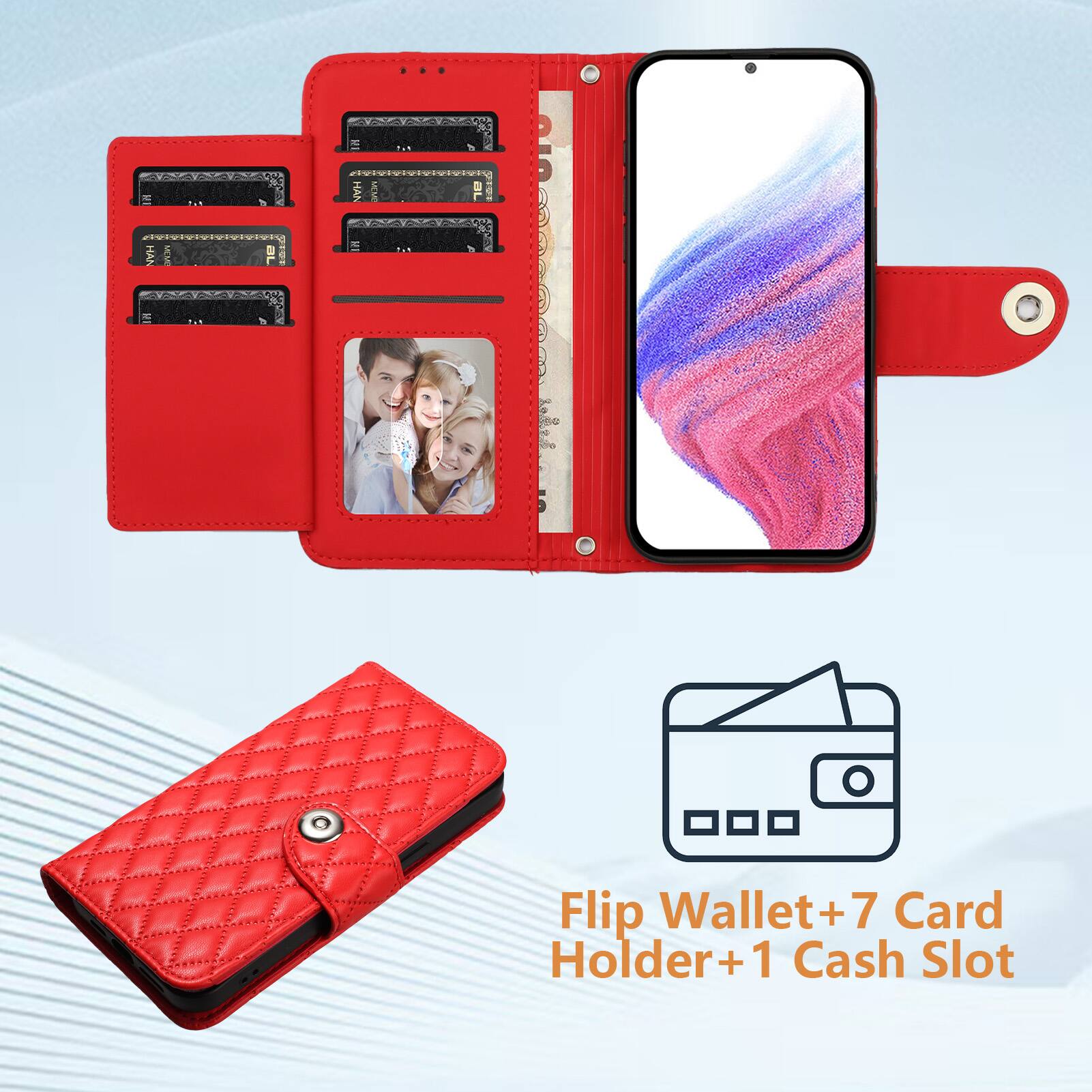 Flip Wallet+7 Card Holder+1 Cash Slot
