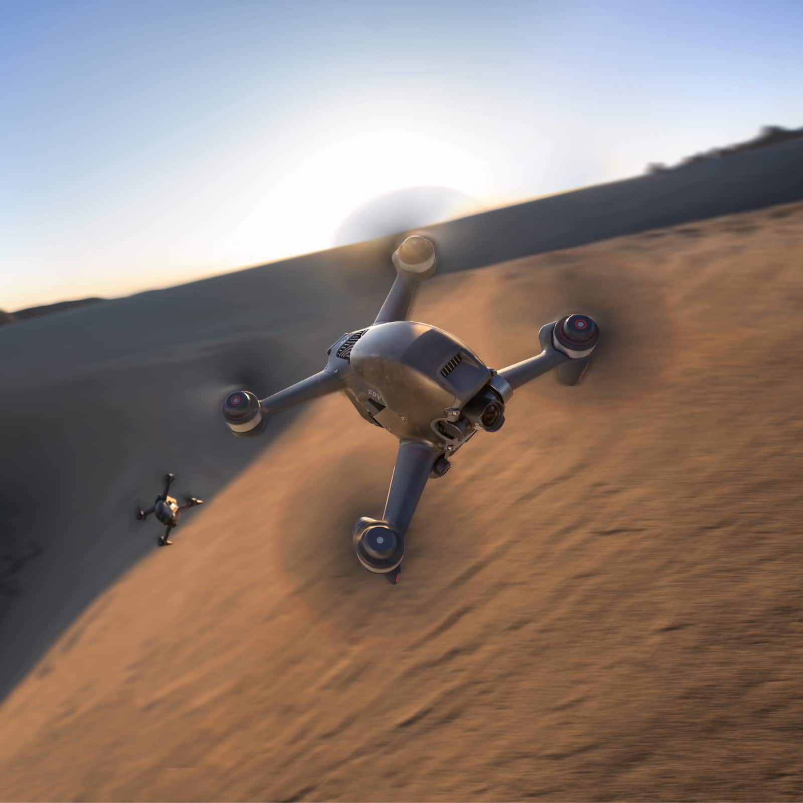 Alt View 16. DJI - FPV Combo Drone with Remote Control and Goggles - Gray.