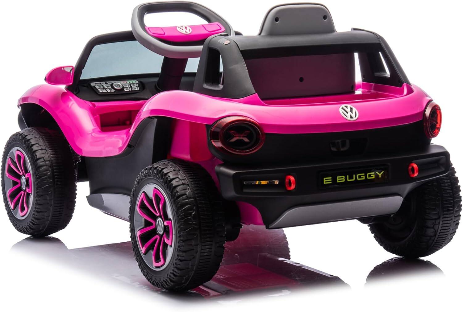 Alt View 2. Electrodes Masters - Kids Electric Vehicle Licensed Volkswagen | 12V Ride-On Toy with Remote Control | LED Lights, MP3, and Bluetooth | for - Pink.
