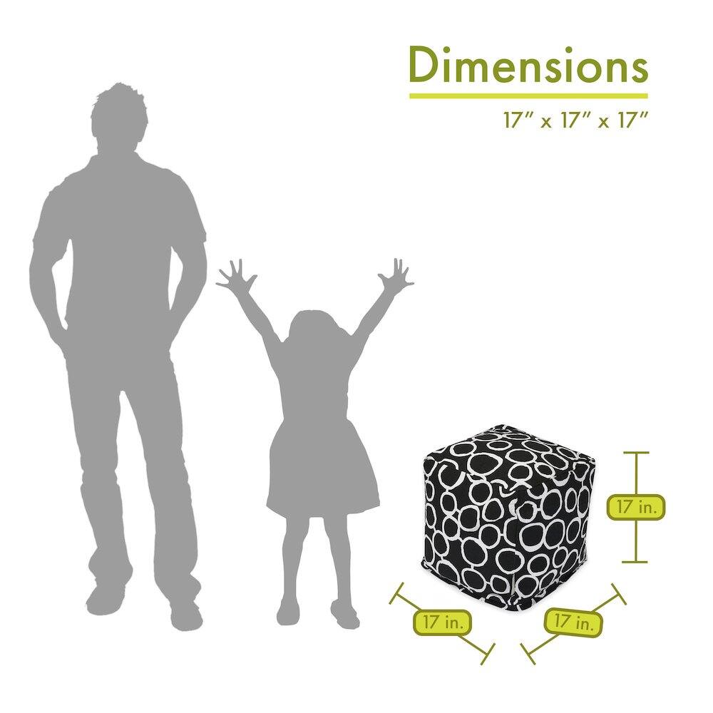 Dimensions  
17" x 17" x 17"  
17 in.  
17 in.  
17 in.