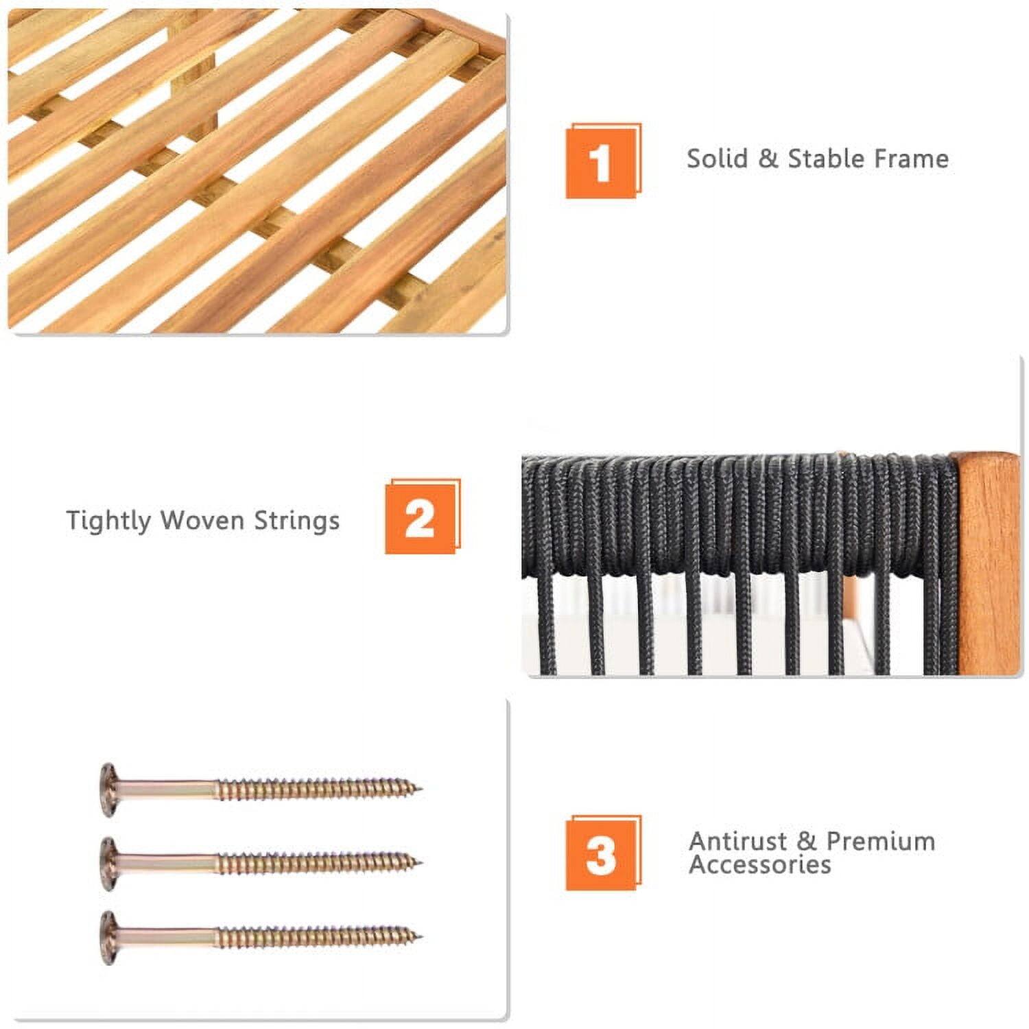 1. Solid & Stable Frame  
2. Tightly Woven Strings  
3. Antirust & Premium Accessories