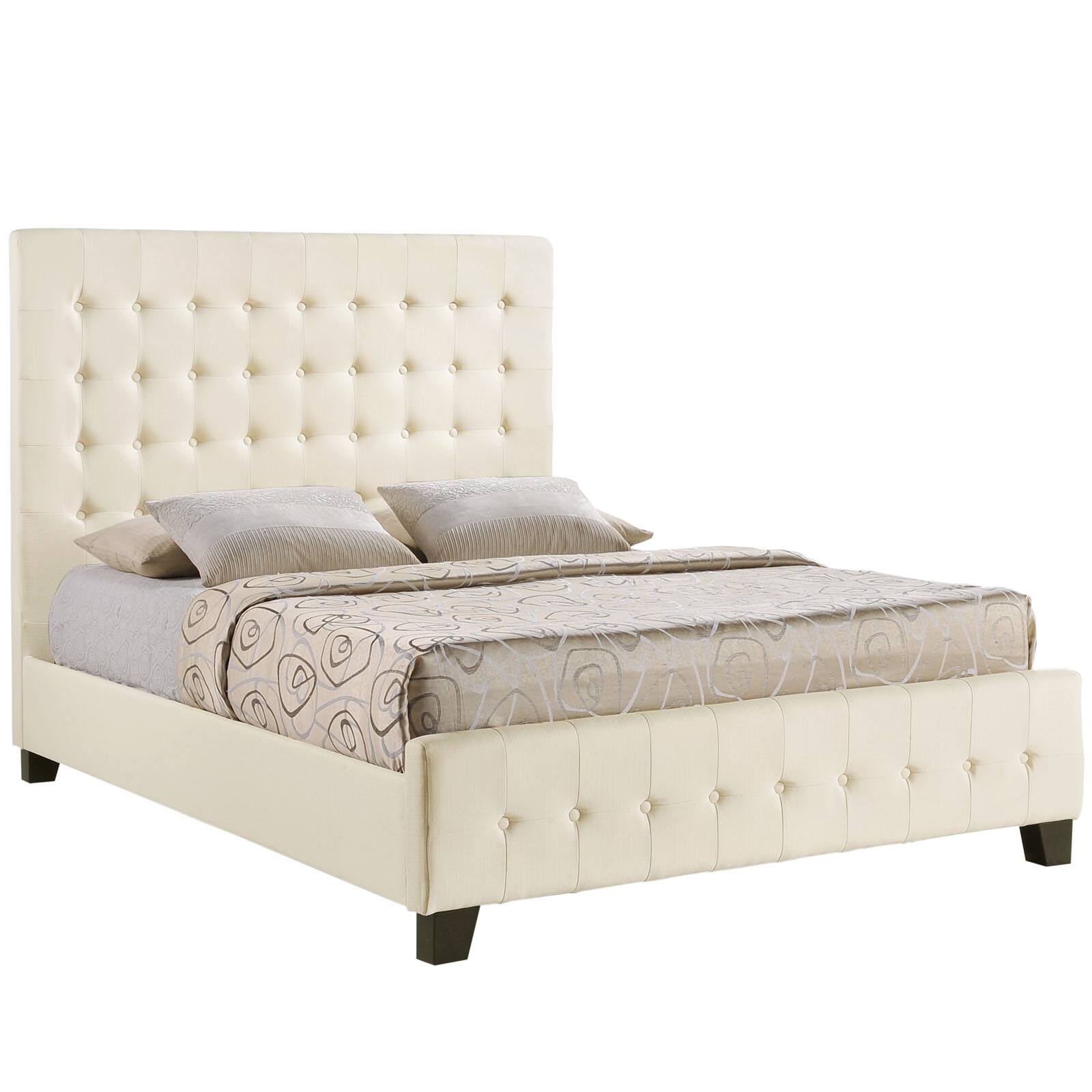 Left. Modway - Gwen Twin Bed Frame - Brown.