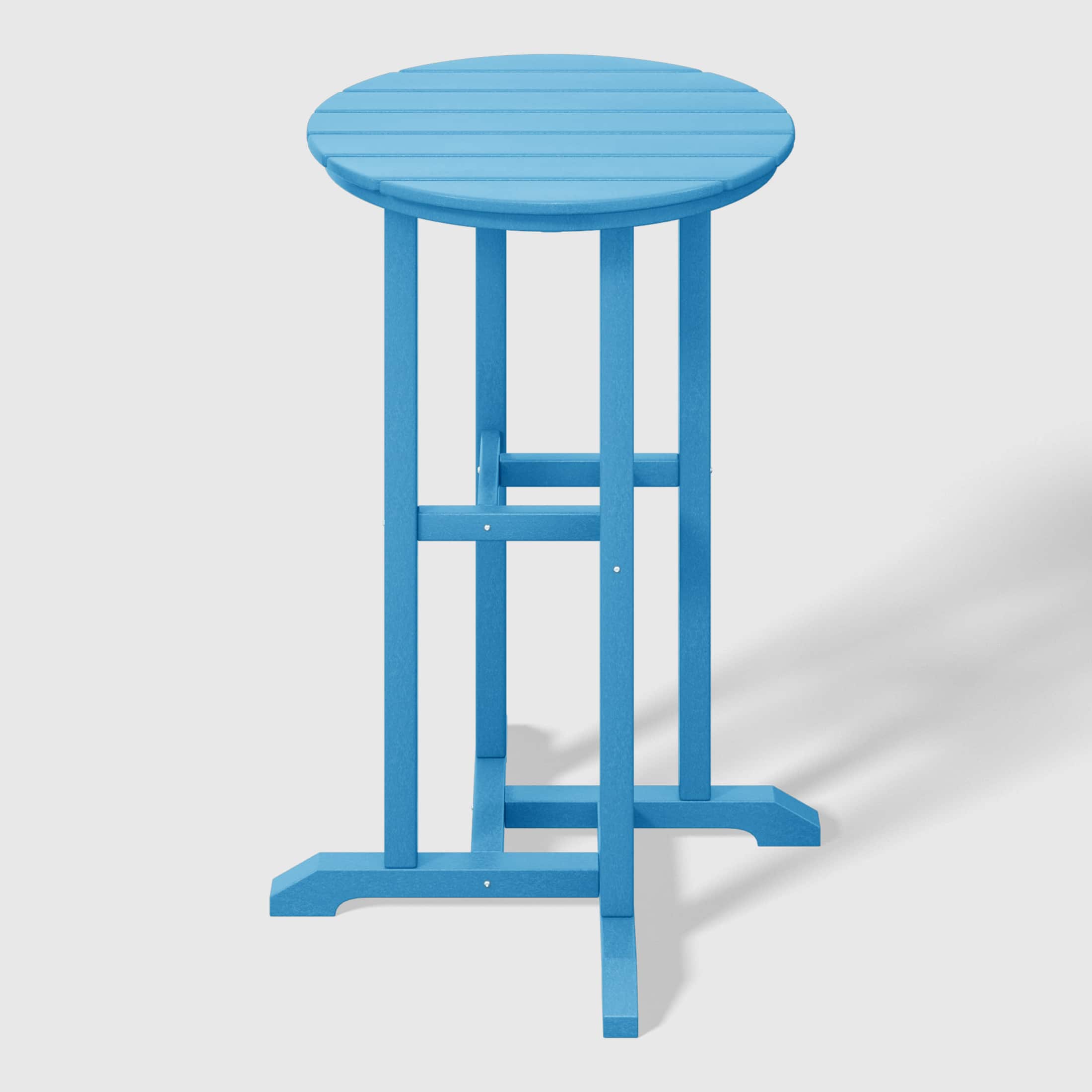 "WestinTrends - Malibu 37"" Counter Height Round Outdoor Patio Bistro Bar Table - Pacific Blue" price history on PriceWatchPro