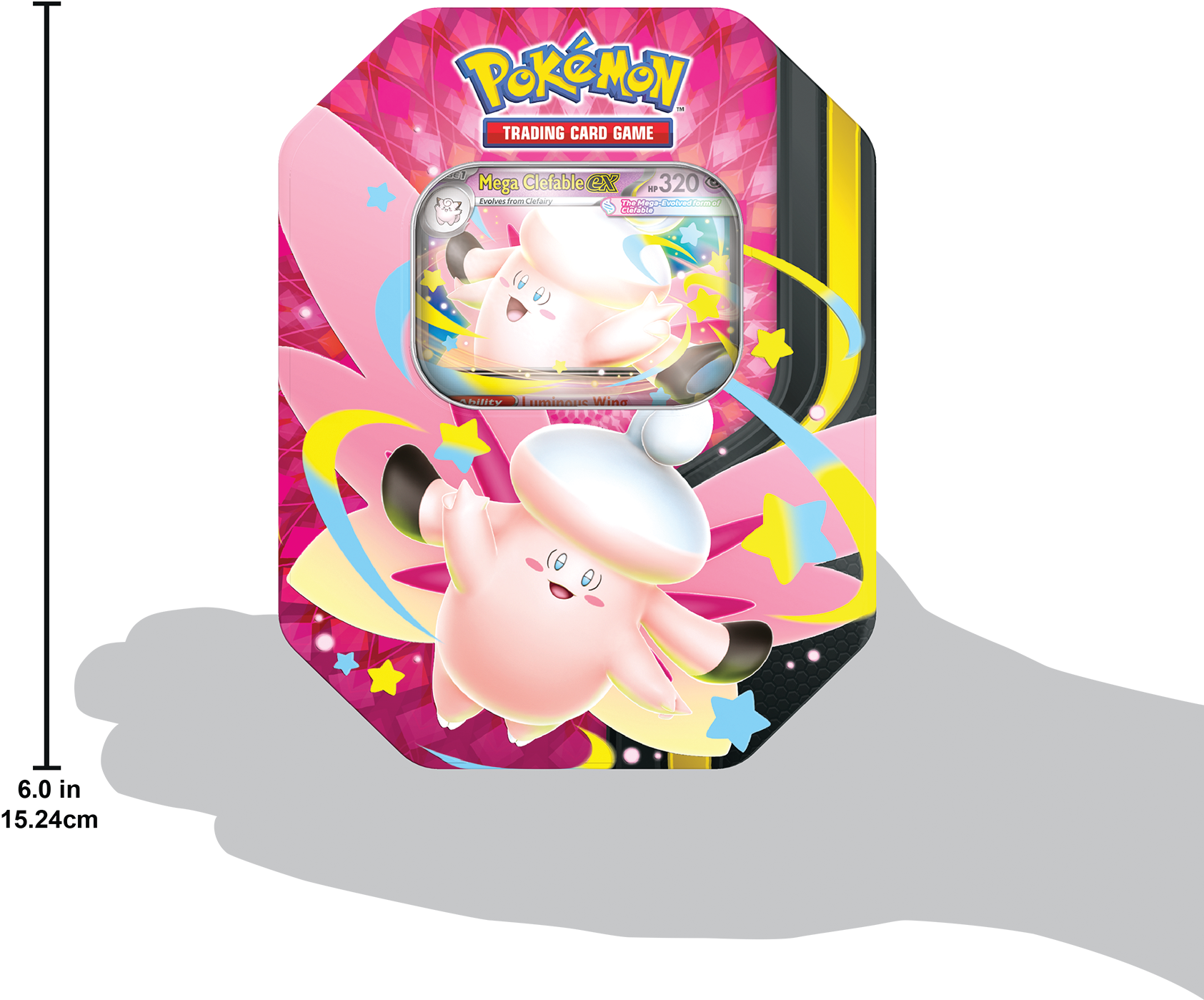 Pokémon - Trading Card Game  
Mega Clefable ex  
320  
6.0 in  
15.24 cm