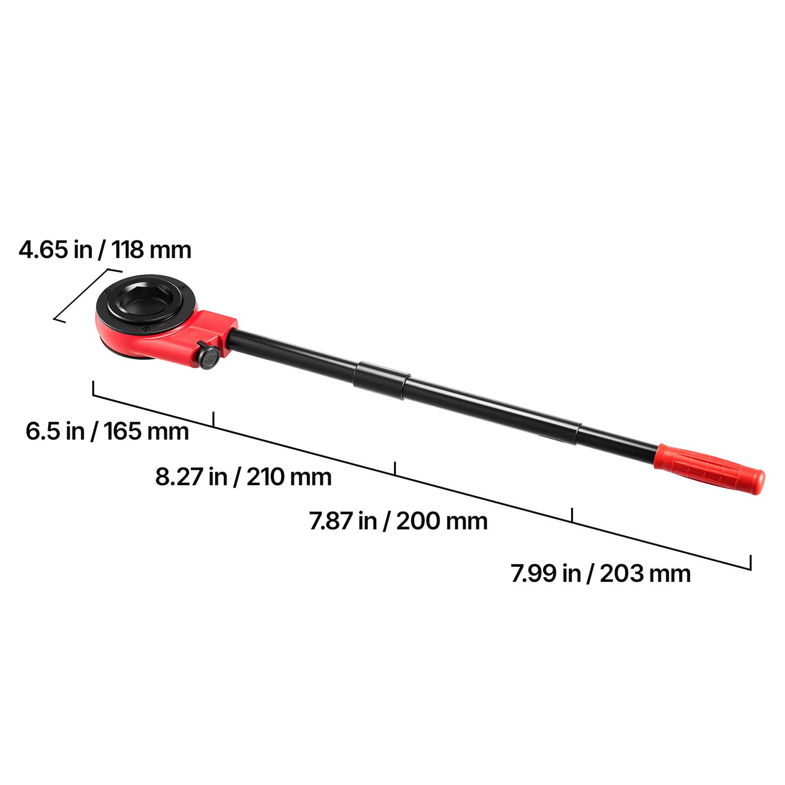 4.65 in / 118 mm  
6.5 in / 165 mm  
8.27 in / 210 mm  
7.87 in / 200 mm  
7.99 in / 203 mm