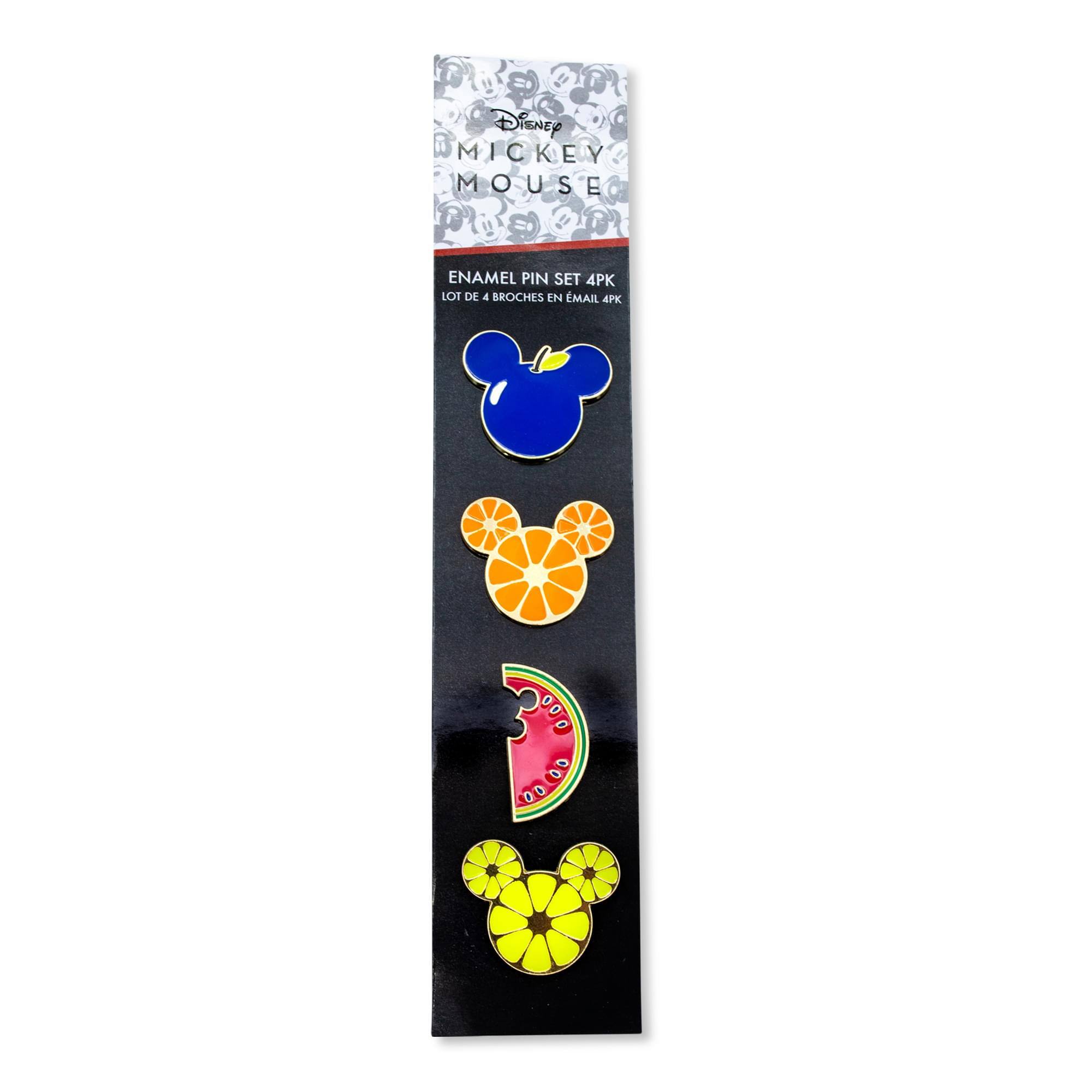 Disney Mickey Mouse Enamel Pin Set 4PK Lot de 4 Broches Enamel 4PK