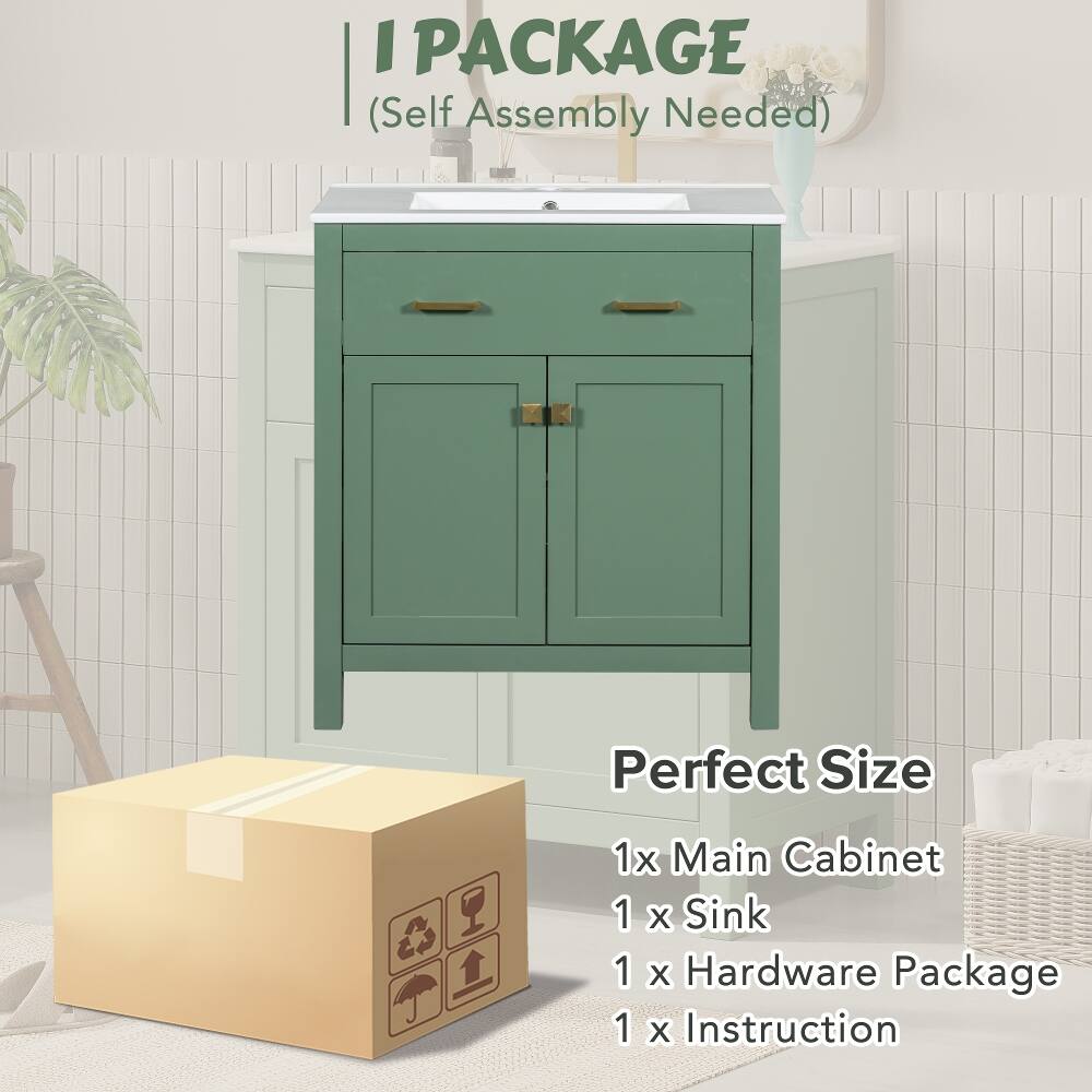 PACKAGE (Self Assembly Needed)

Perfect Size
1x Main Cabinet
1 x Sink
1 x Hardware Package
1 x Instruction