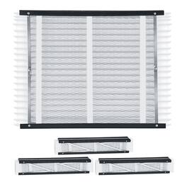 VEVOR - 20 x 25 x 4 Furnace Filter, MERV 13 HVAC Ac Filters,12-Month Electrostatic Pleated Air Conditioner Filters - Black and White