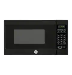 GE - 0.7 Cu. Ft. Countertop Microwave with Convenience Cooking Controls - Black - Front_Zoom