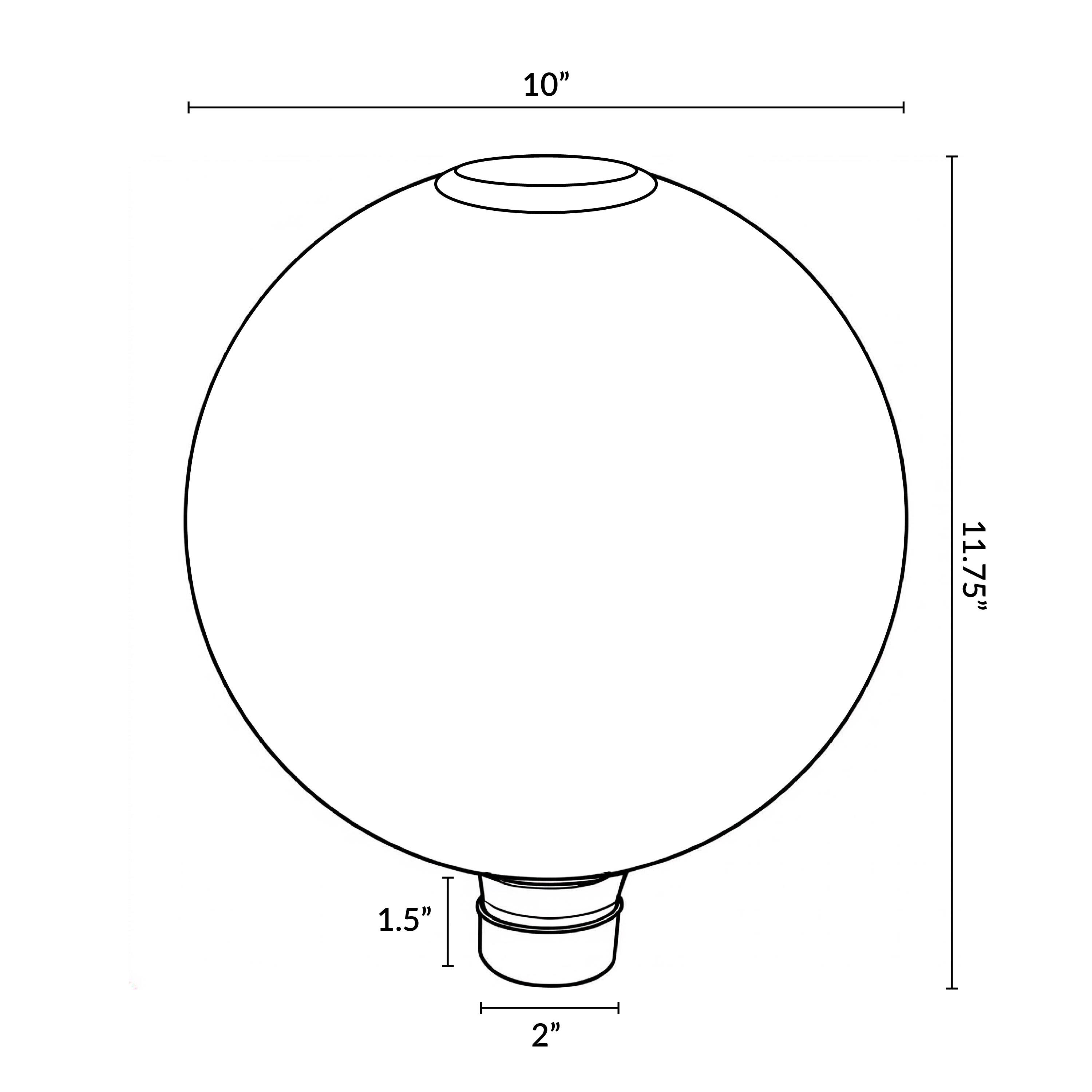10" 11.75" 1.5" 2"