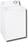 Angle Standard. GE - 3.2 Cu. Ft. 6-Cycle Super Capacity Washer - White-on-White.