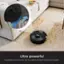 The text on the image reads: "Ultra powerful. Incredible suction picks up dry debris on hard floors and carpets."