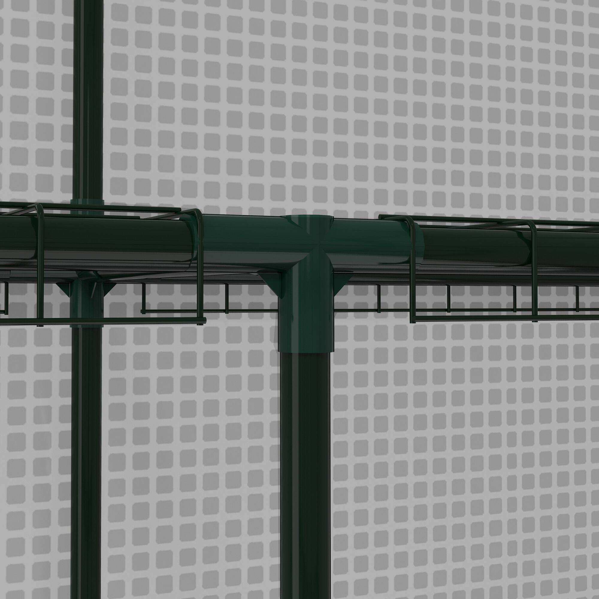 Alt View 8. Outsunny - Greenhouse - White.