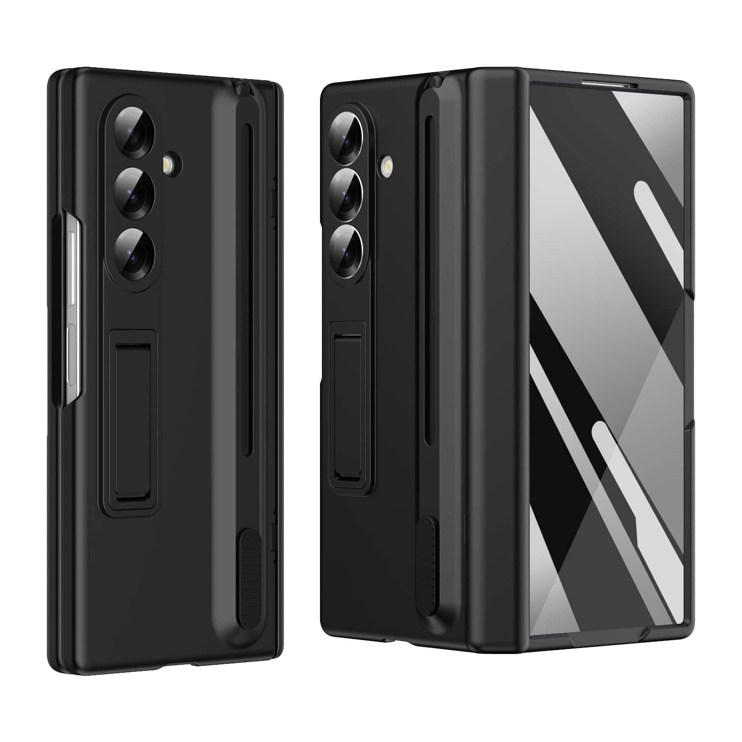 Dteck - Rugged Case for Samsung Galaxy Z Fold8 Ultra,Built-in Screen Protector & Stylus Pen,Hinge Protection Hard PC Stand Cover - Black price history on PriceWatchPro