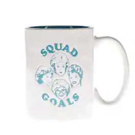 Silver Buffalo - The Golden Girls Squad Goals Ceramic Pottery Mug | Holds 15 Ounces - White