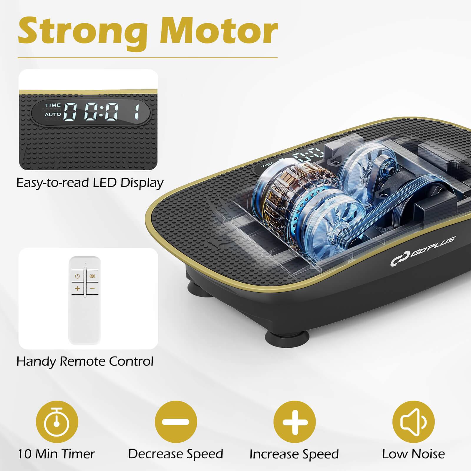 Strong Motor

- Easy-to-read LED Display
- Handy Remote Control
- 10 Min Timer
- Decrease Speed
- Increase Speed
- Low Noise