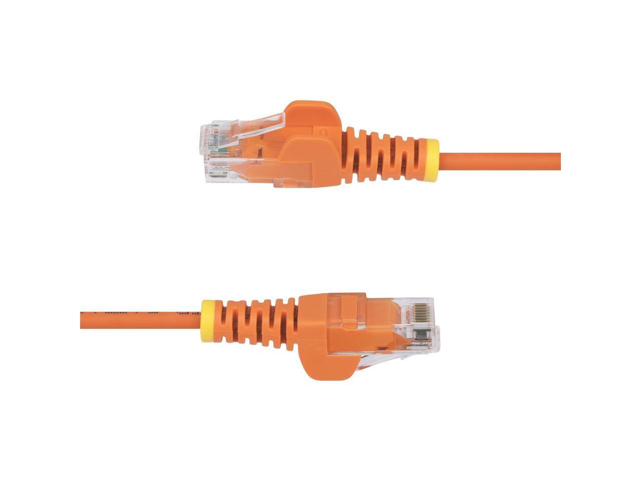 Alt View 5. StarTech.com - StarTech 50ft Orange Slim CAT6 Ethernet Cable Model N6PAT50ORS.