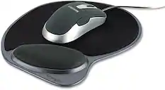 Front. Kensington - 62816 Memory Foam Mouse Wrist Pillow (KMW62816) - Black.
