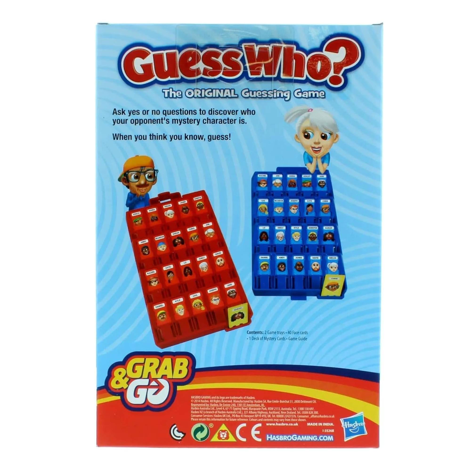 Hasbro Guess Who Grab And Go Game Red B1204US48 - Best Buy